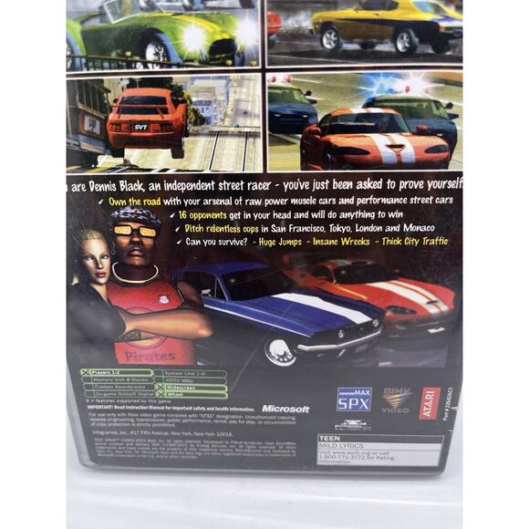 Test Drive Platinum Hits Original Microsoft XBOX Complete - Good Shape - TESTED - Picture 3 of 7